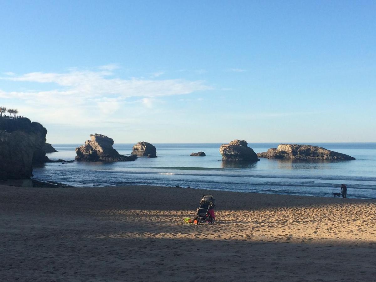 L'Ocean A Perte De Vue, La Grande Plage A Vos Pieds Biarritz Bagian luar foto